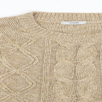 George Womens Brown   Pullover Jumper Size 12