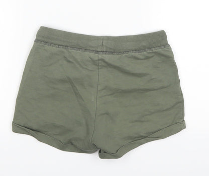 H&M Girls Green   Hot Pants Shorts Size 10-11 Years