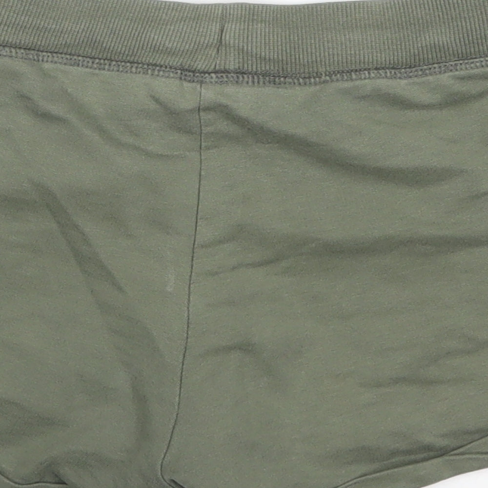 H&M Girls Green   Hot Pants Shorts Size 10-11 Years