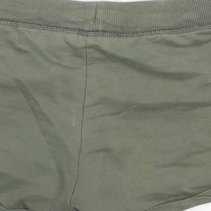 H&M Girls Green   Hot Pants Shorts Size 10-11 Years