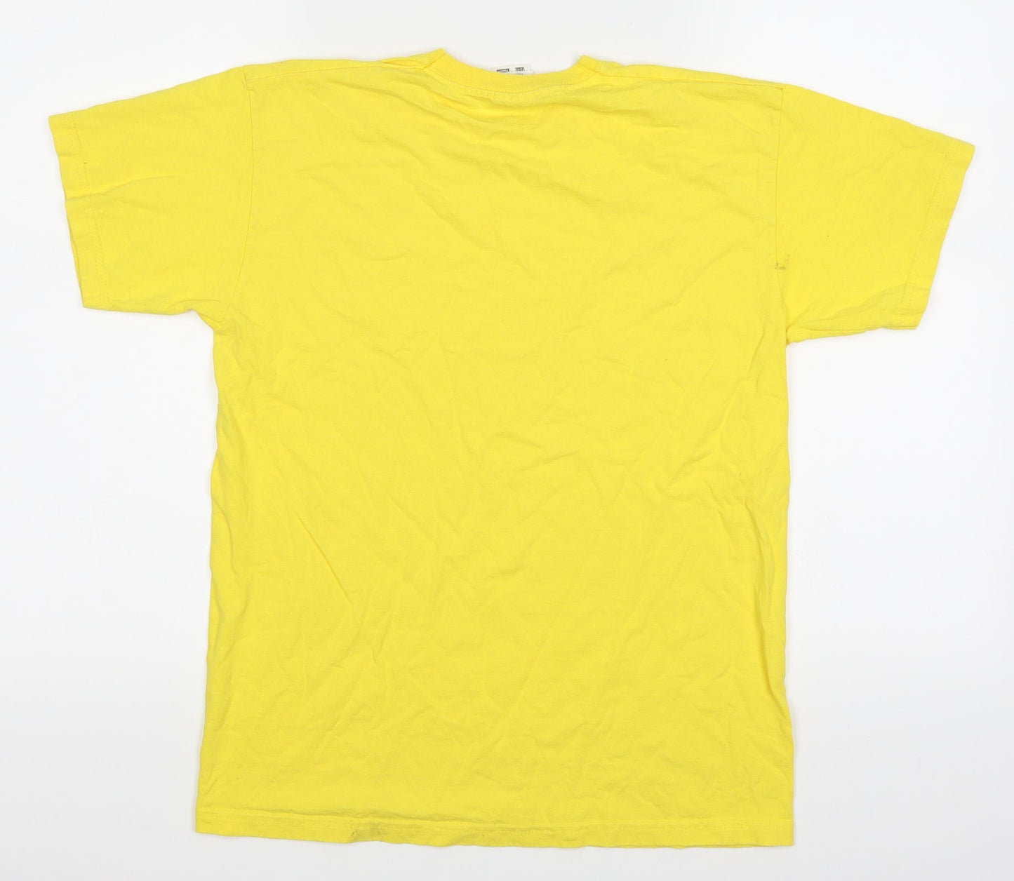 Fruit of the Loom Girls Yellow   Basic T-Shirt Size 12-13 Years