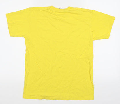Fruit of the Loom Girls Yellow   Basic T-Shirt Size 12-13 Years