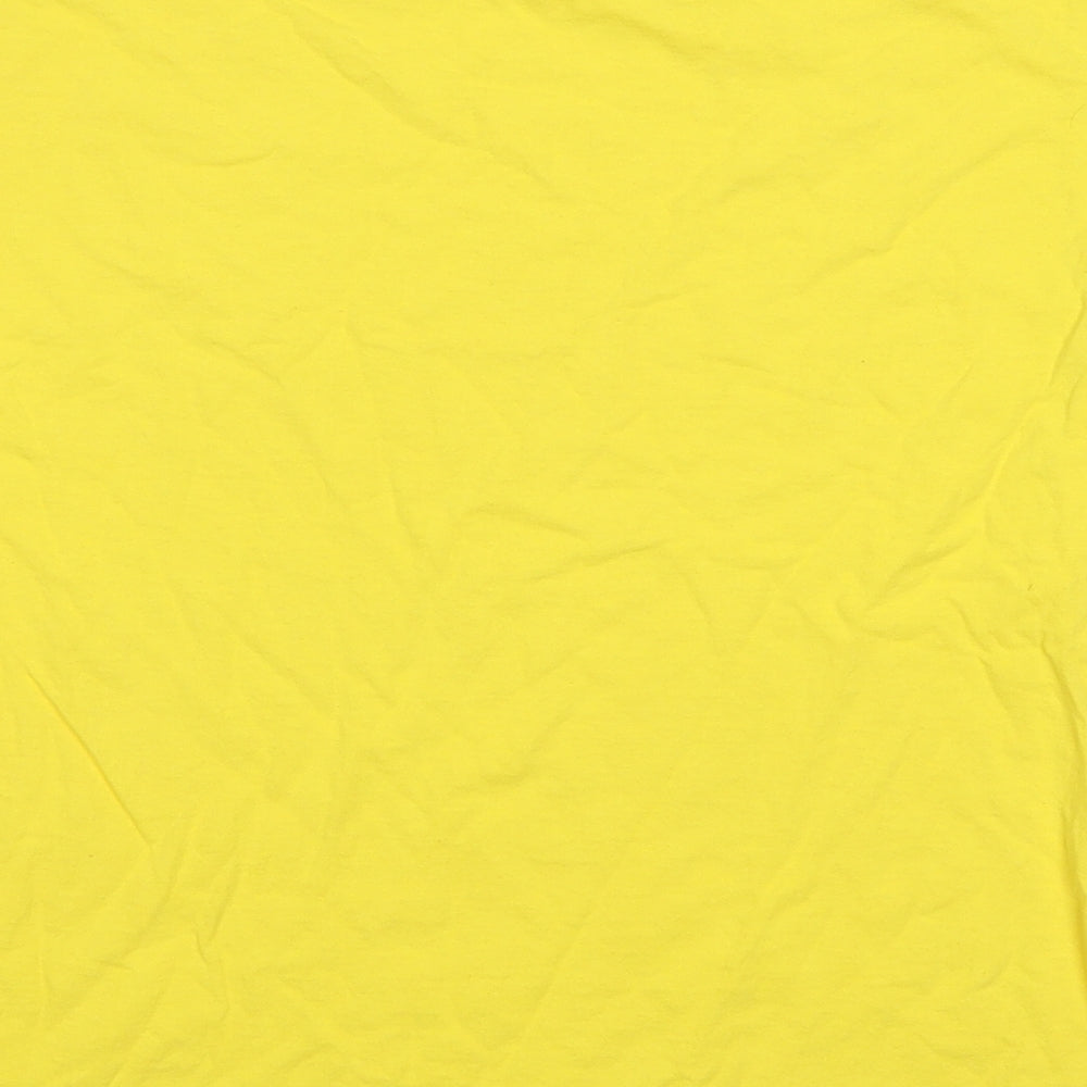Fruit of the Loom Girls Yellow   Basic T-Shirt Size 12-13 Years