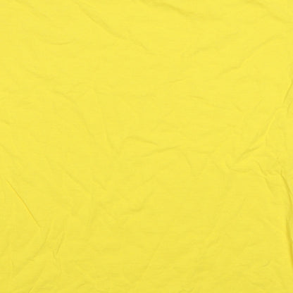 Fruit of the Loom Girls Yellow   Basic T-Shirt Size 12-13 Years