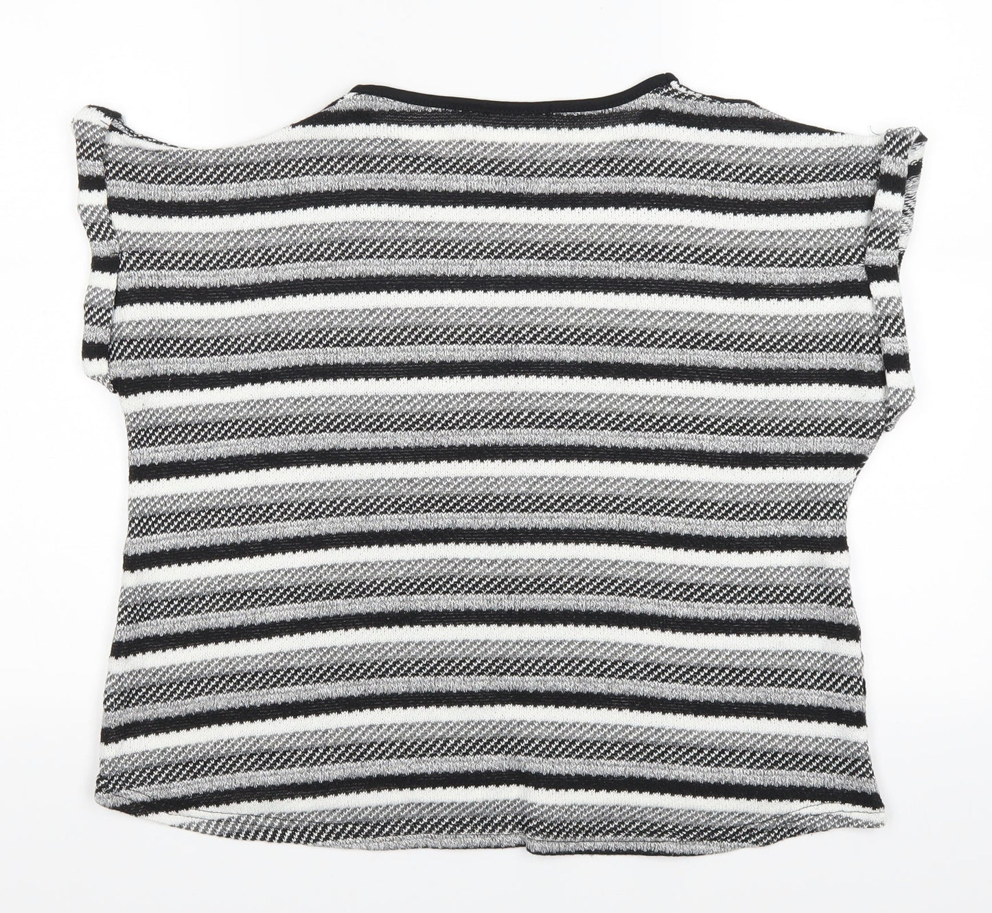 Womens UK Size M Preworn Grey Basic T-Shirt