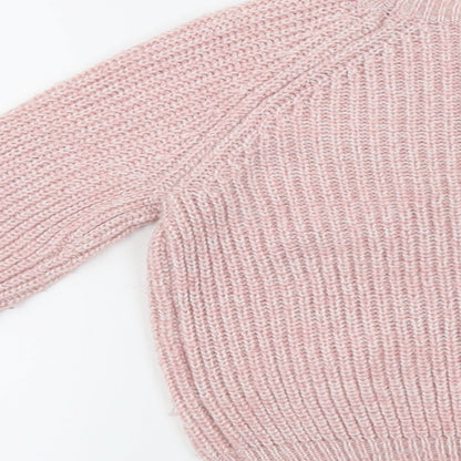I Love Girlswear Girls Pink   Pullover Jumper