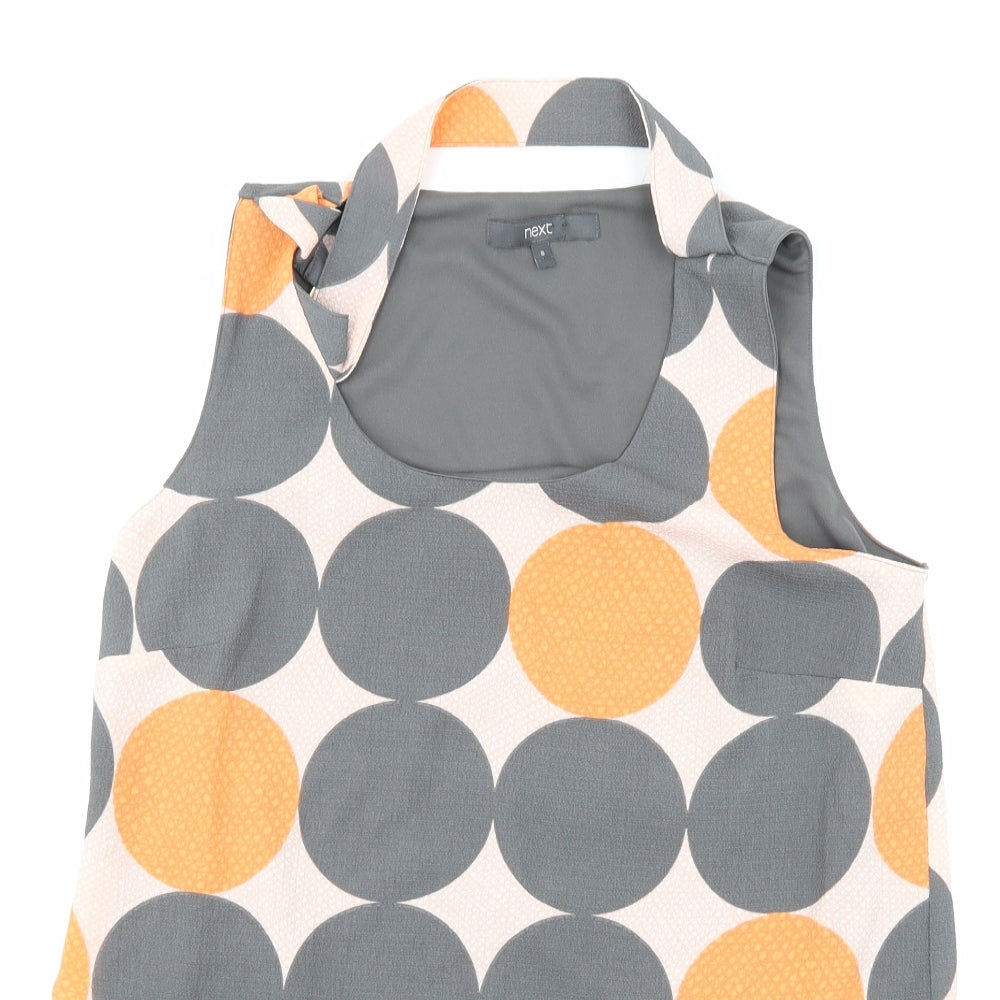 ext Womens Multicoloured Polka Dot  Basic Blouse Size 8