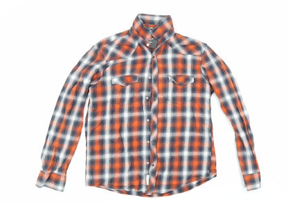 Mens UK Size L Logg Multicoloured  Button-Up Long Sleeve Casual Shirt