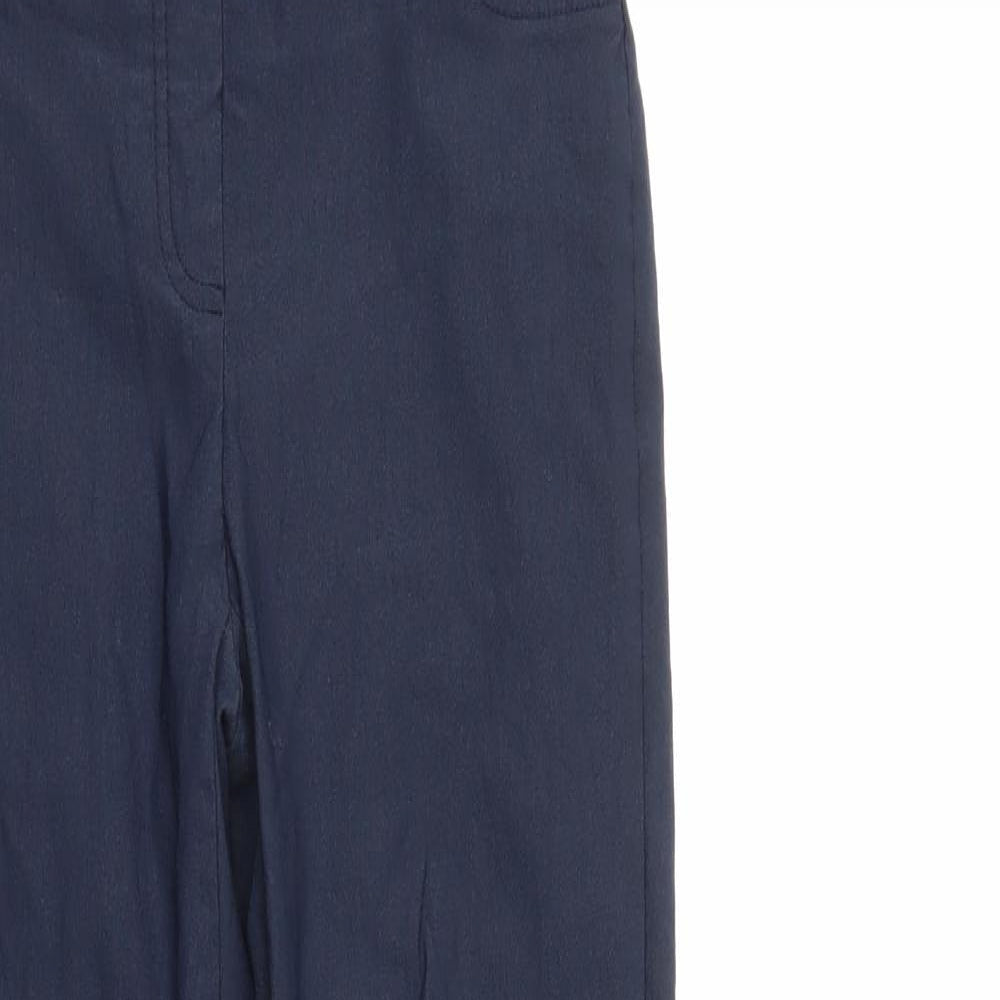 Womens UK Size 6 Punt Roma Slim Fit  Blue Trousers