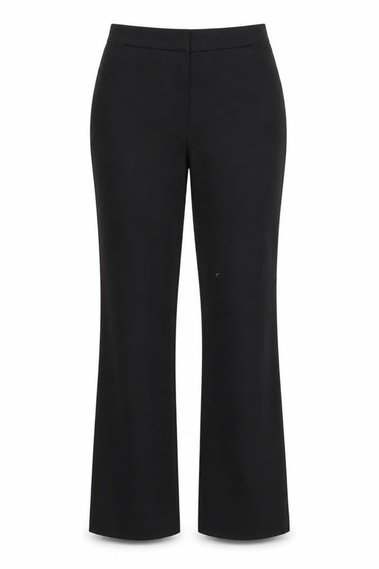 Womens UK Size M M&S Collection Regular Fit  Black Trousers