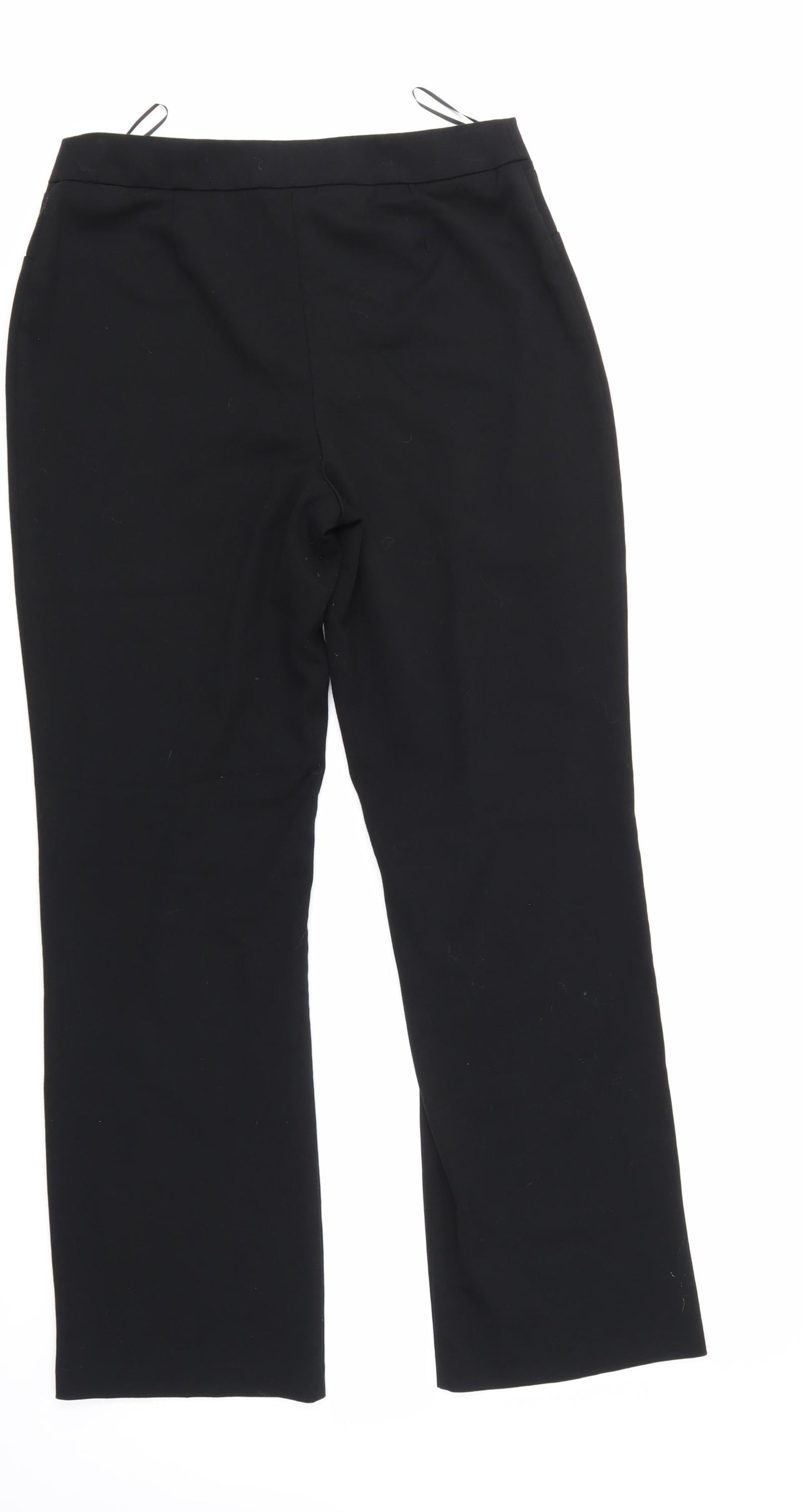 M&S Collection Womens Black   Trousers  Size M L30 in