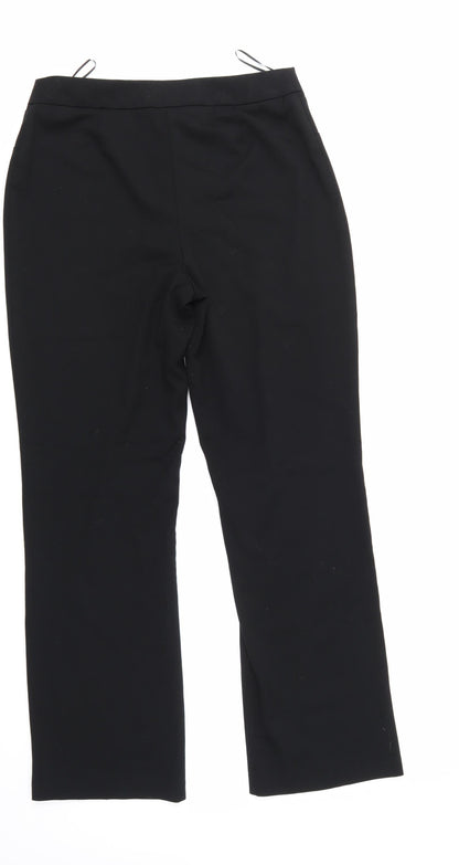 M&S Collection Womens Black   Trousers  Size M L30 in
