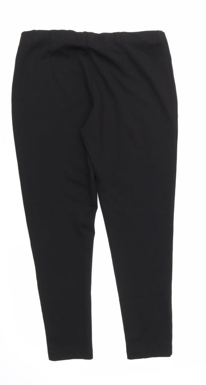 Lily & Carter Womens Black   Trousers  Size 14 L26 in