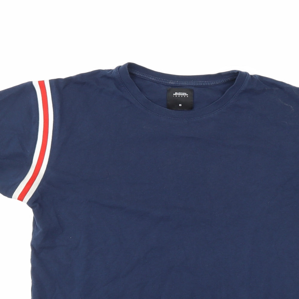 Mens UK Size XS Burton Blue  T-Shirt