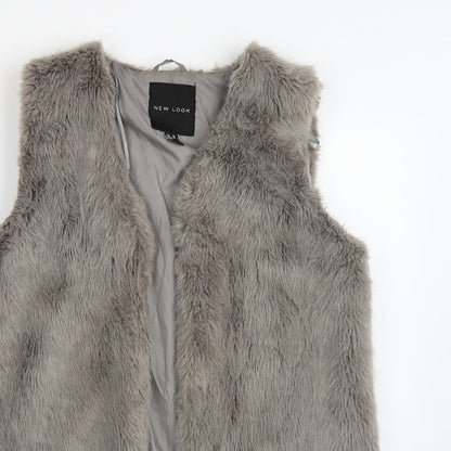 Womens UK Size 10 New Look Grey Jacket