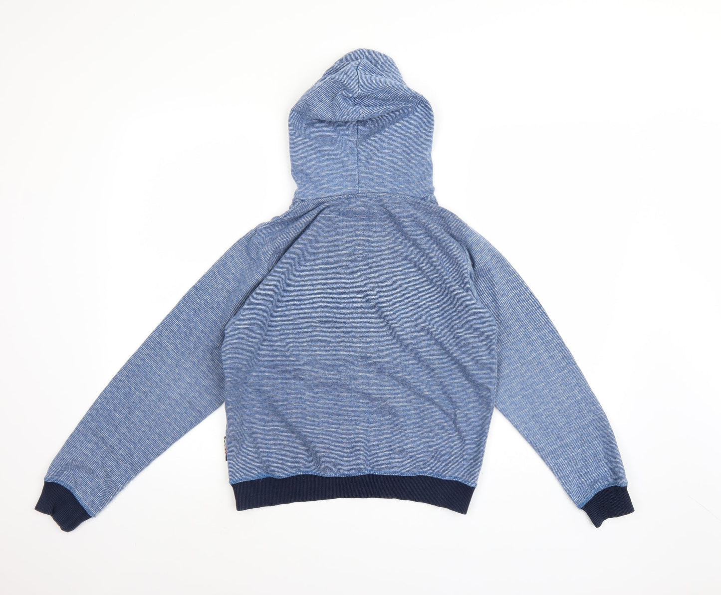 Lee Cooper Boys Blue Striped  Pullover Hoodie Size 13 Years