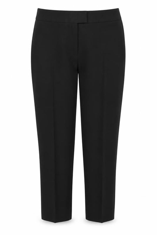 Womens UK Size 12 George Regular Fit Dress Pants Black Trousers