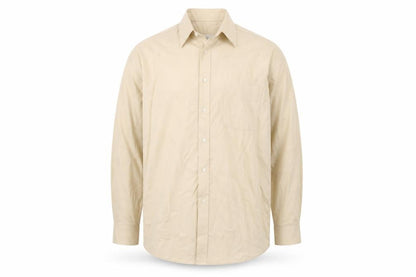 Mens UK Size 17 Joseph & Feiss Beige  Button-Up Long Sleeve Casual Shirt
