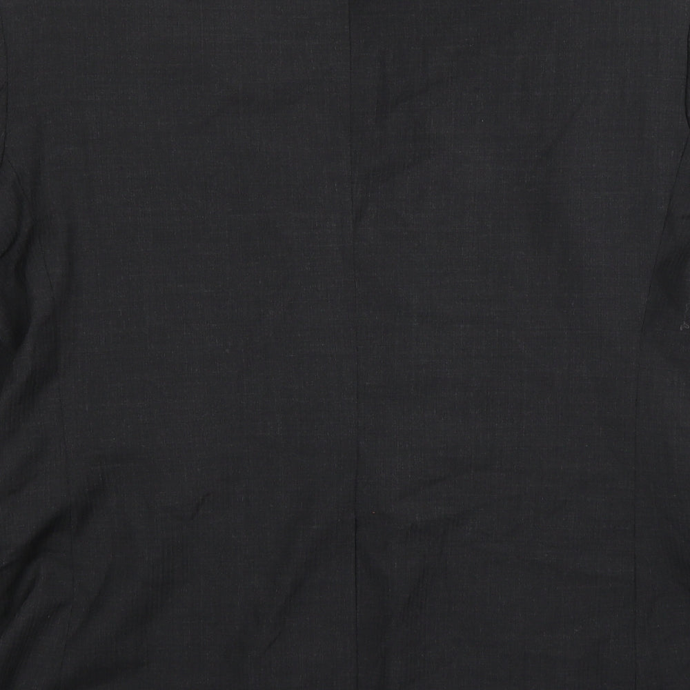 Jermyn Street Mens Grey  Rayon Jacket Suit Jacket Size 46