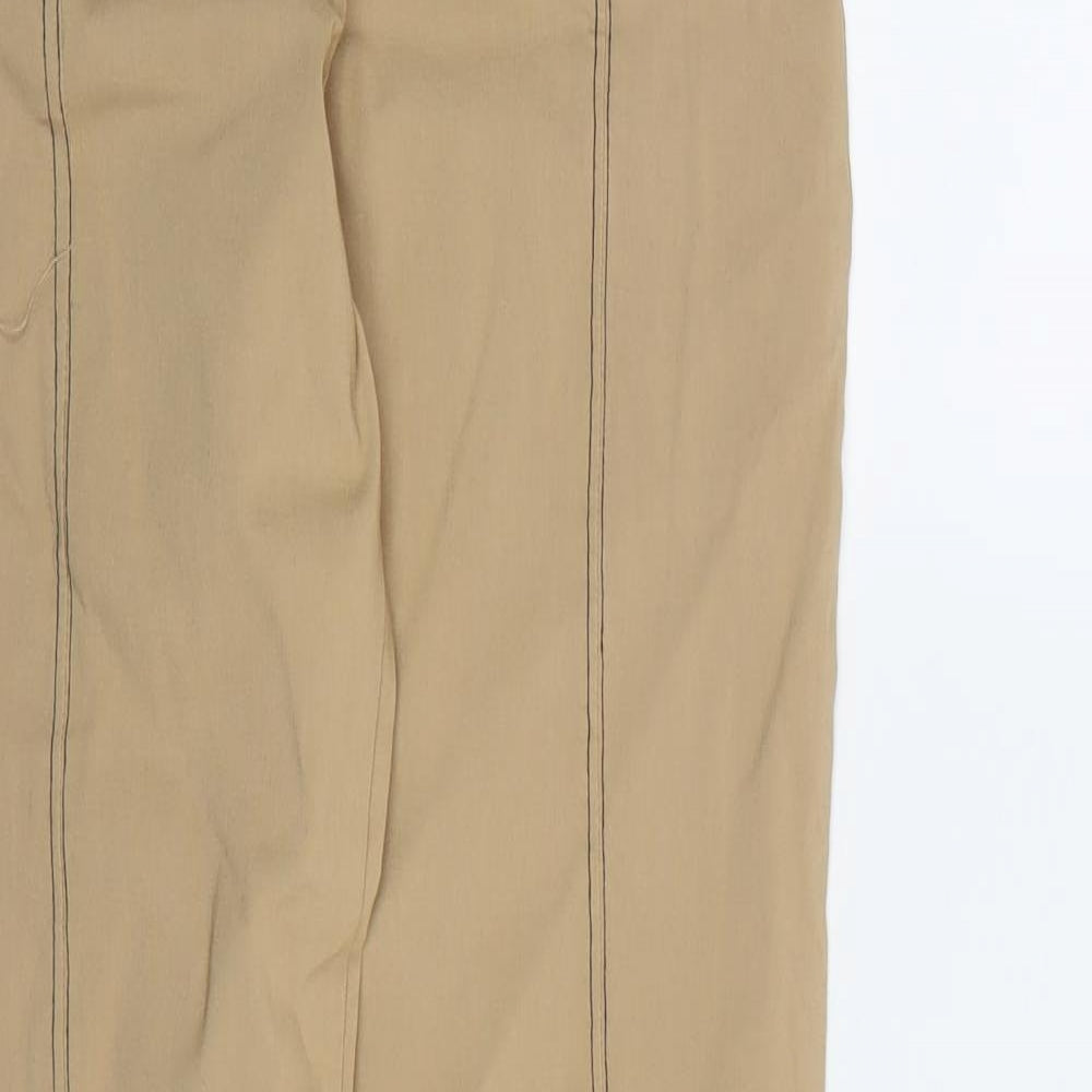 MISSREPRESENT Womens Brown   Trousers  Size 10 L32 in