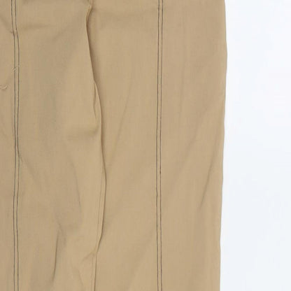 MISSREPRESENT Womens Brown   Trousers  Size 10 L32 in
