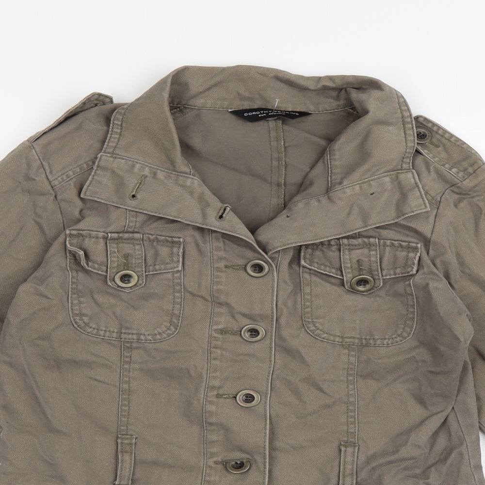 Womens UK Size 8 Dorothy Perkins Green Jacket