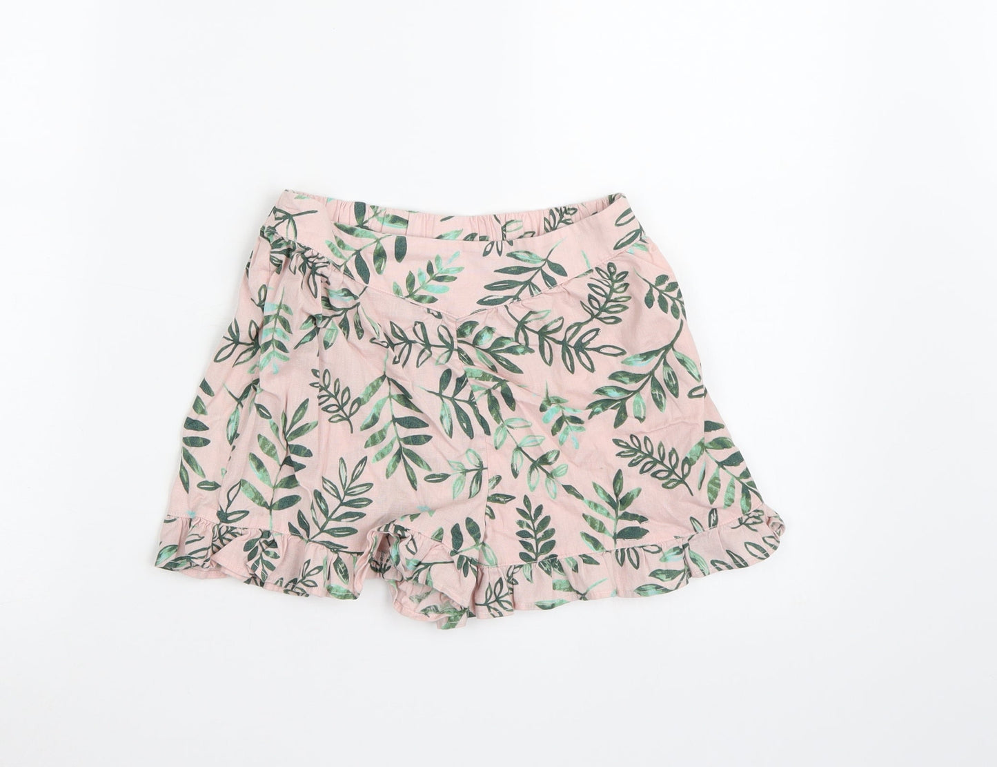 George Girls Pink Floral  Hot Pants Shorts Size 6-7 Years