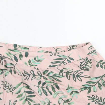 George Girls Pink Floral  Hot Pants Shorts Size 6-7 Years