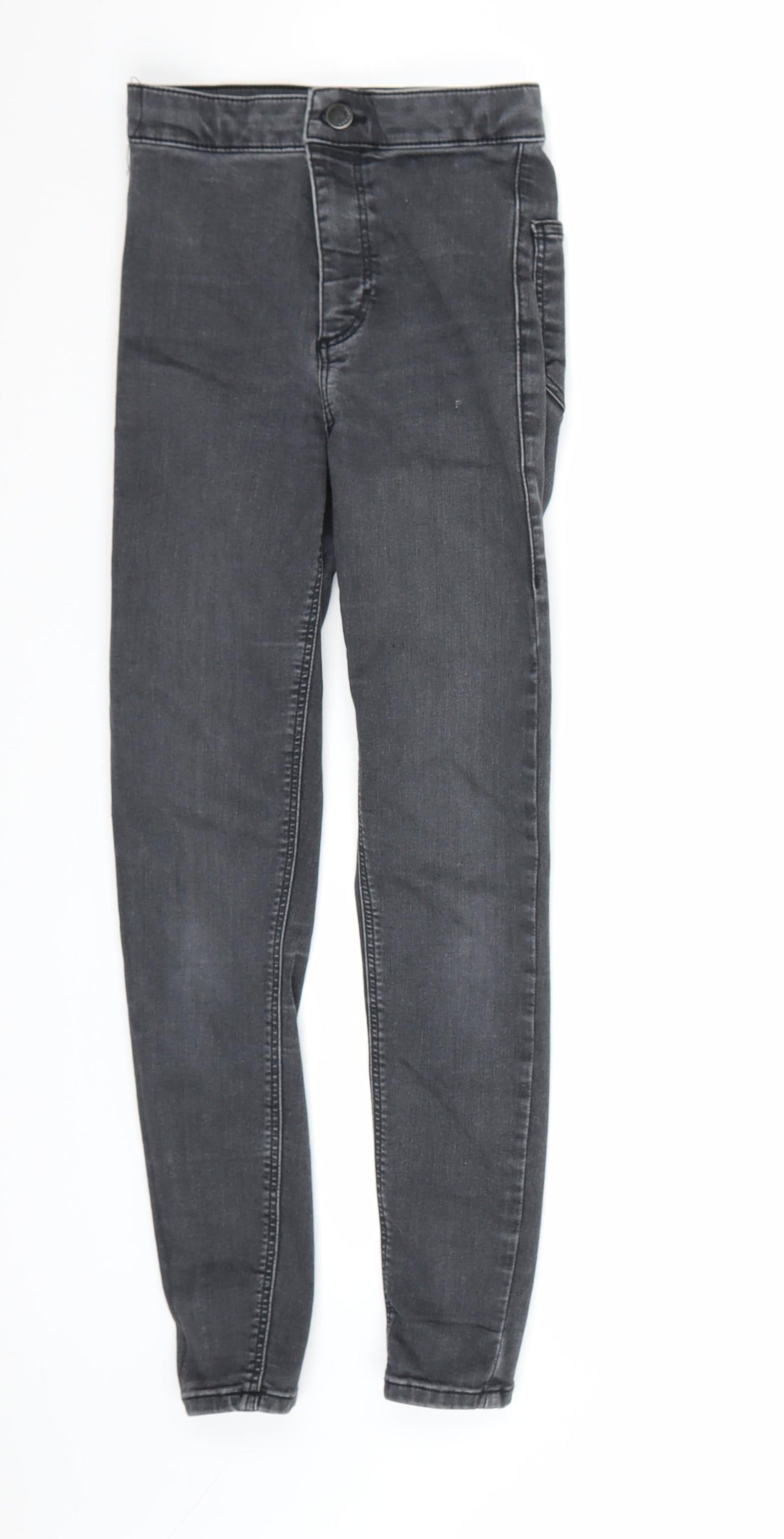 Topshop Womens Grey  Denim Skinny Jeans  L30 in