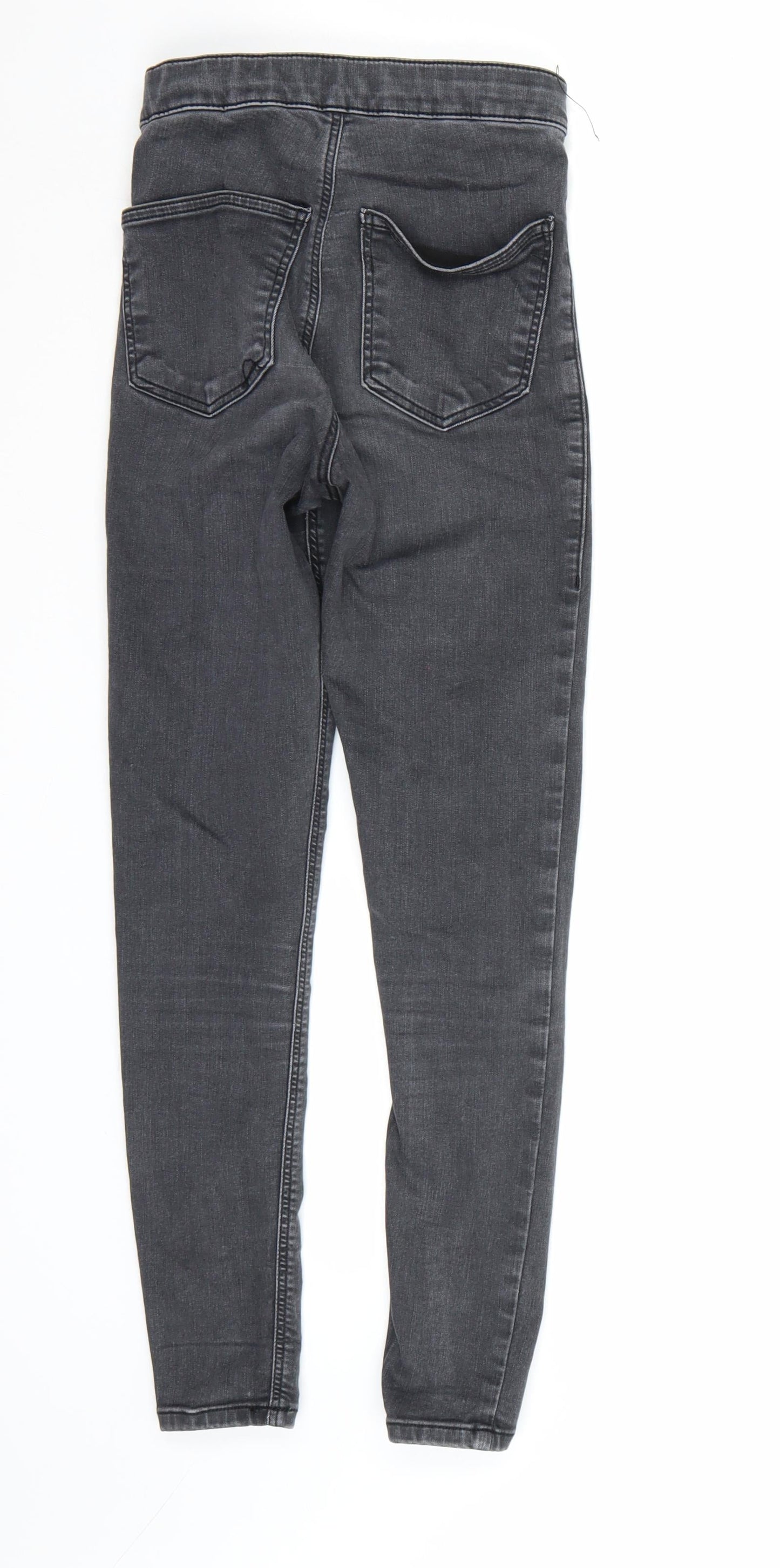 Topshop Womens Grey  Denim Skinny Jeans  L30 in