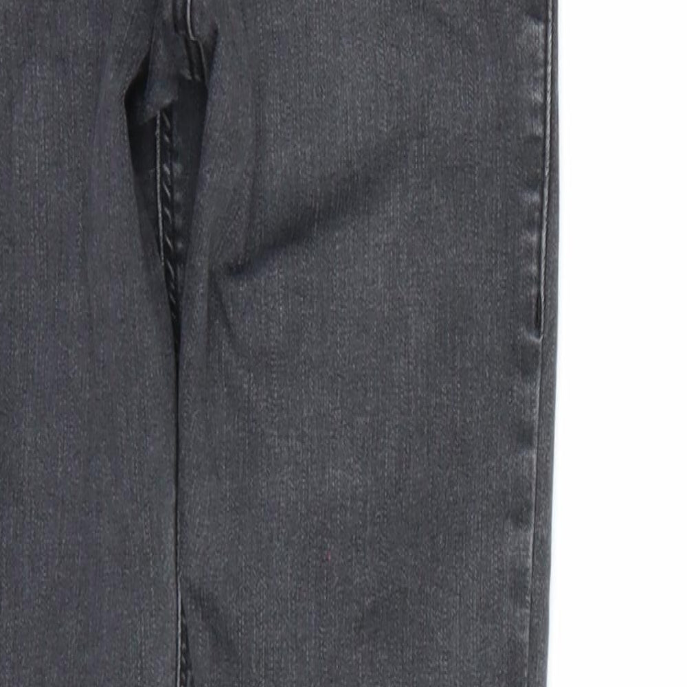 Topshop Womens Grey  Denim Skinny Jeans  L30 in