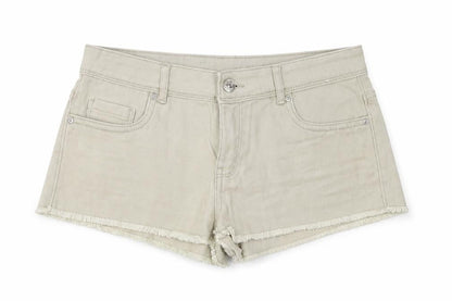 DenimCo Womens Ivory   Hot Pants Shorts Size 8