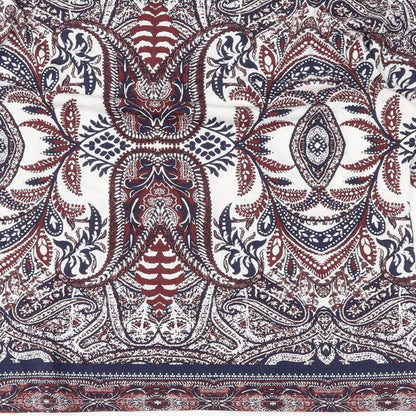 Indigo Womens White Floral  Basic Blouse Size 10