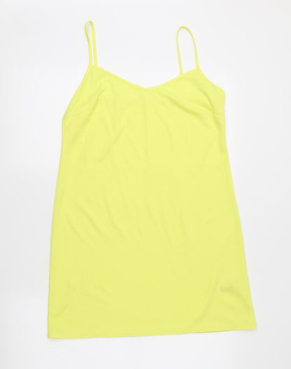 Atmosphere Womens Yellow   Tank Dress  Size 12