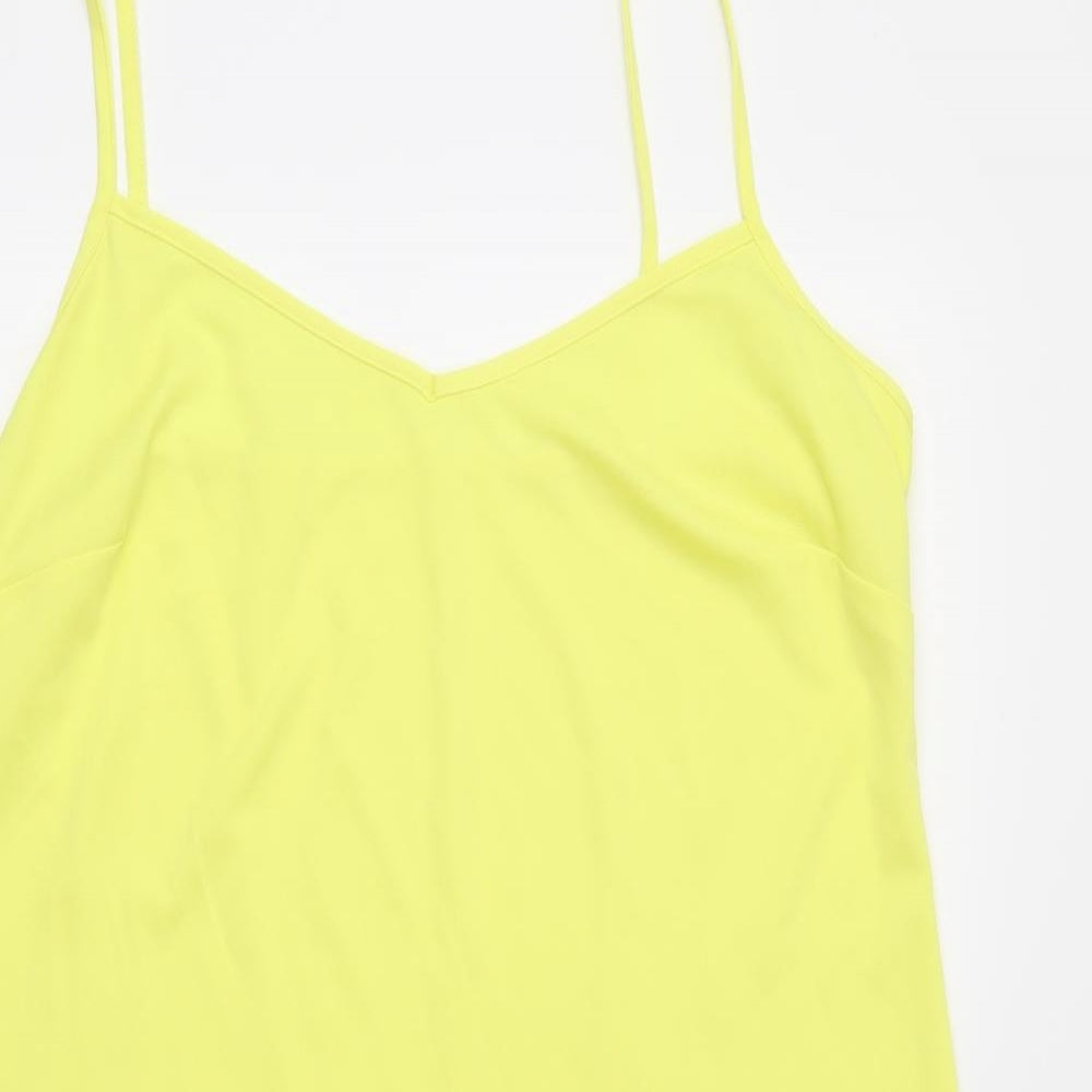 Atmosphere Womens Yellow   Tank Dress  Size 12
