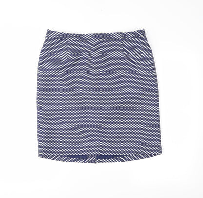 Kew 159 Womens Blue Polka Dot  Straight & Pencil Skirt Size XL