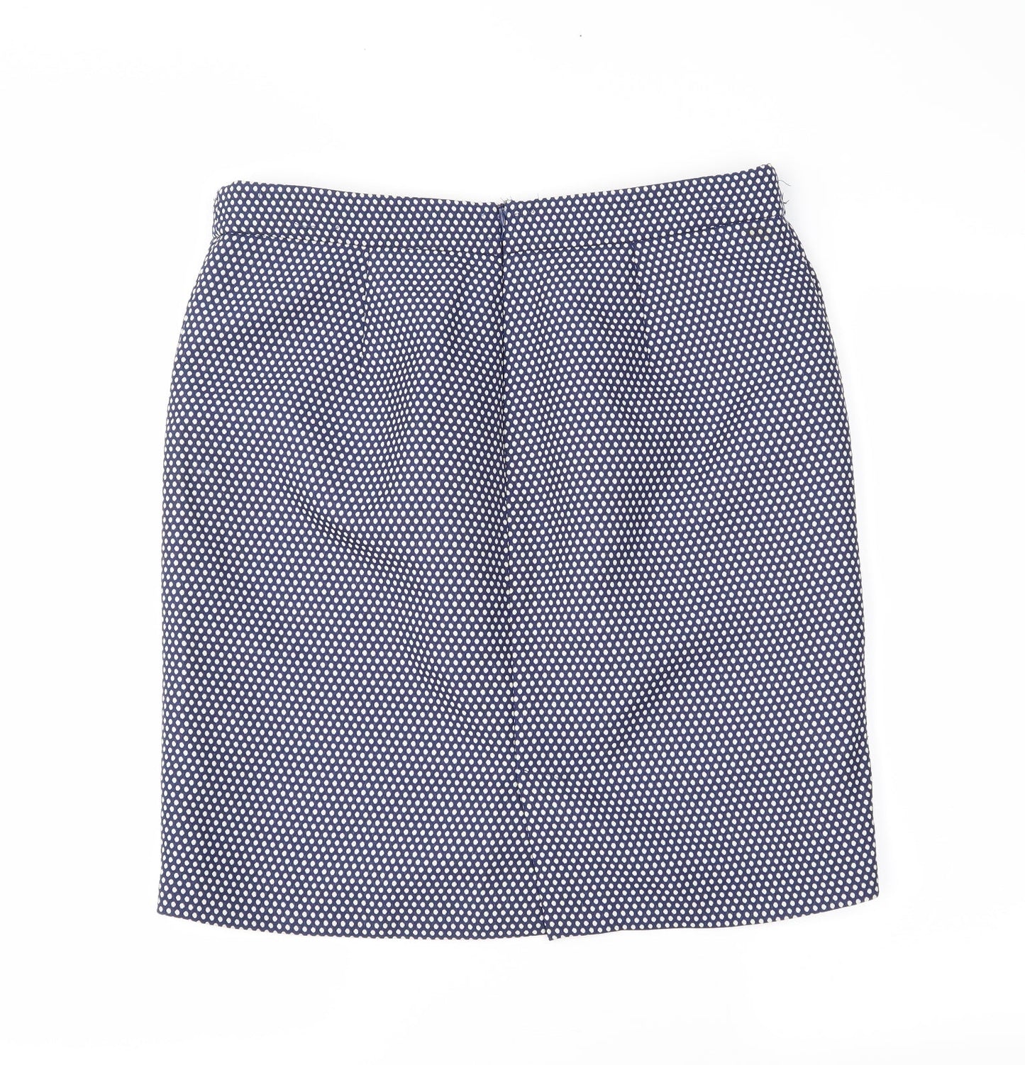 Kew 159 Womens Blue Polka Dot  Straight & Pencil Skirt Size XL