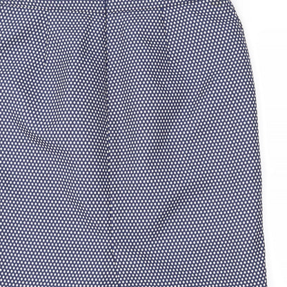 Kew 159 Womens Blue Polka Dot  Straight & Pencil Skirt Size XL