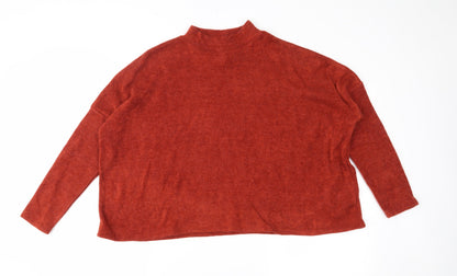 H&M Womens Orange   Pullover Jumper Size S