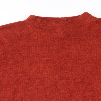 H&M Womens Orange   Pullover Jumper Size S