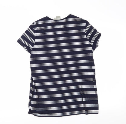 Womens UK Size 10 ASOS Blue Basic Polo