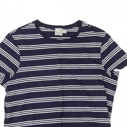 Womens UK Size 10 ASOS Blue Basic Polo