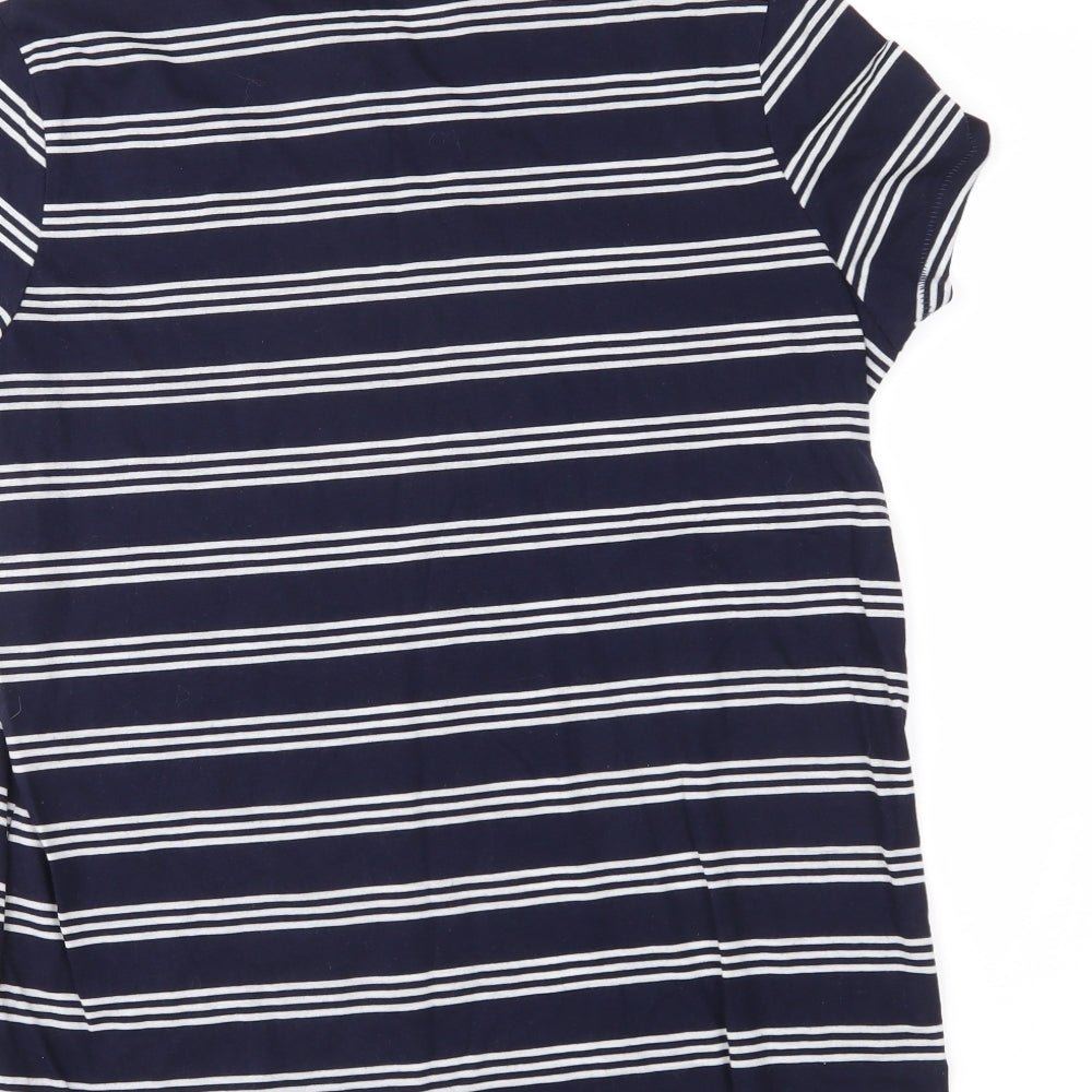 Womens UK Size 10 ASOS Blue Basic Polo