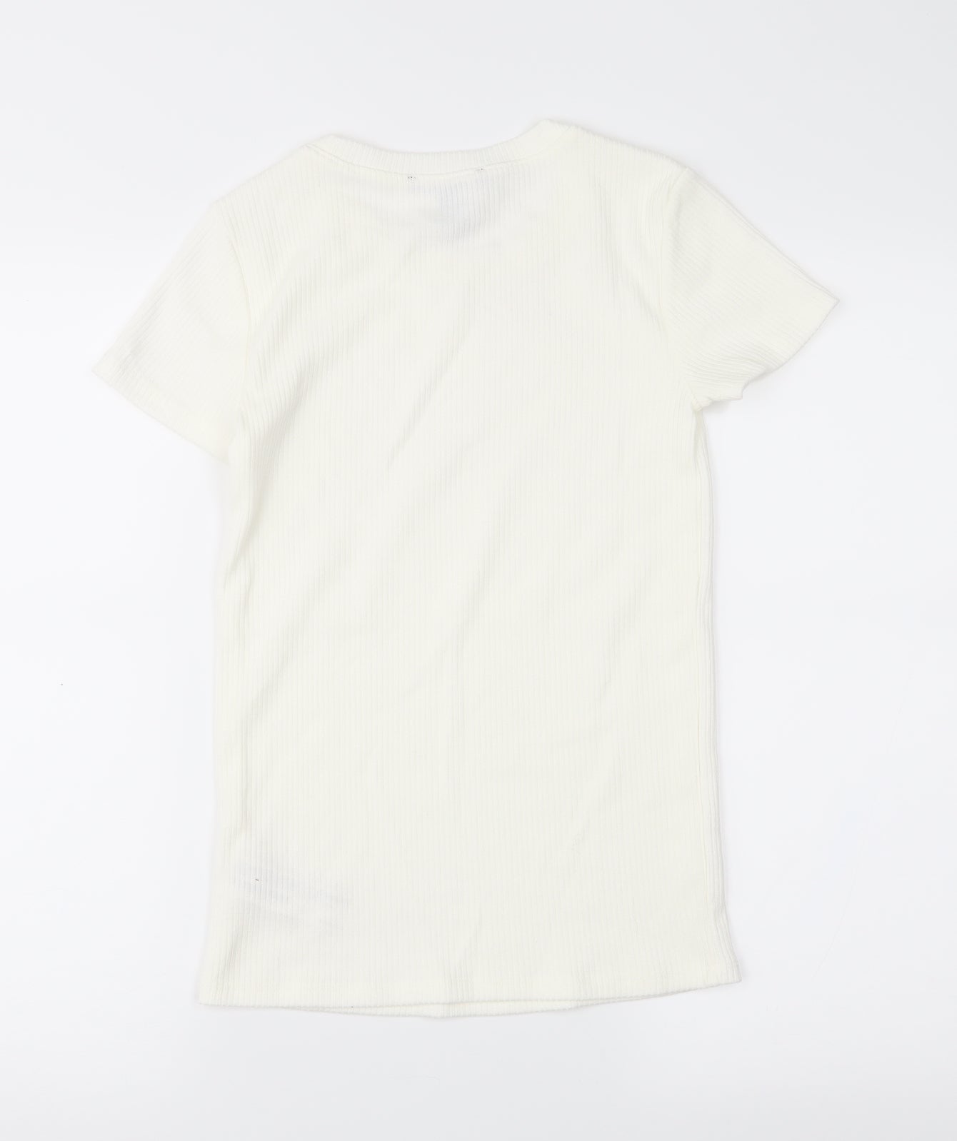 FOREVER 21 Womens White   Basic Blouse Size S