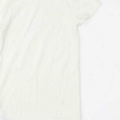 FOREVER 21 Womens White   Basic Blouse Size S