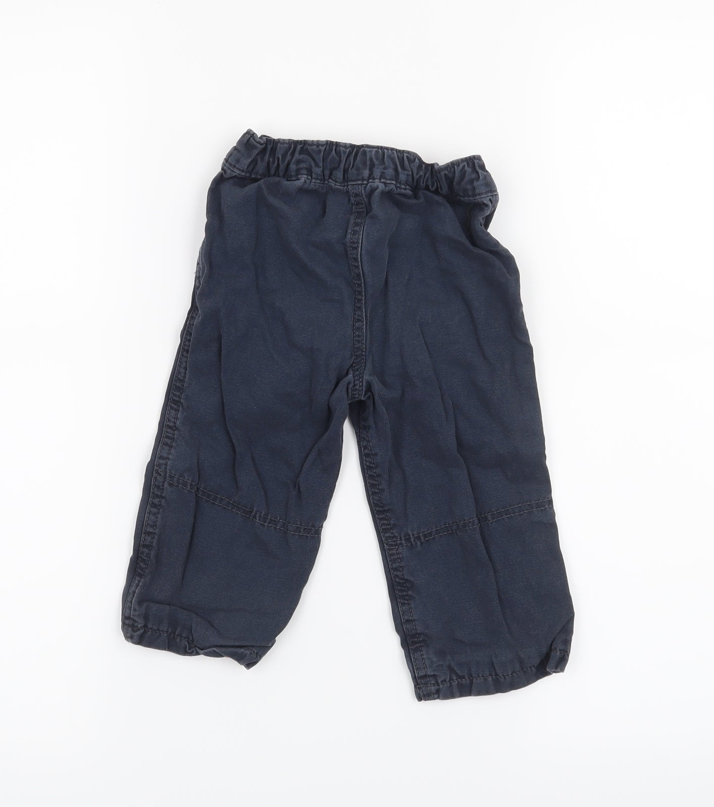 George Boys Blue   Cropped Trousers Size 9-12 Months