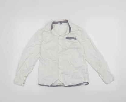 3pommes Boys White   Basic Button-Up Size 10 Years