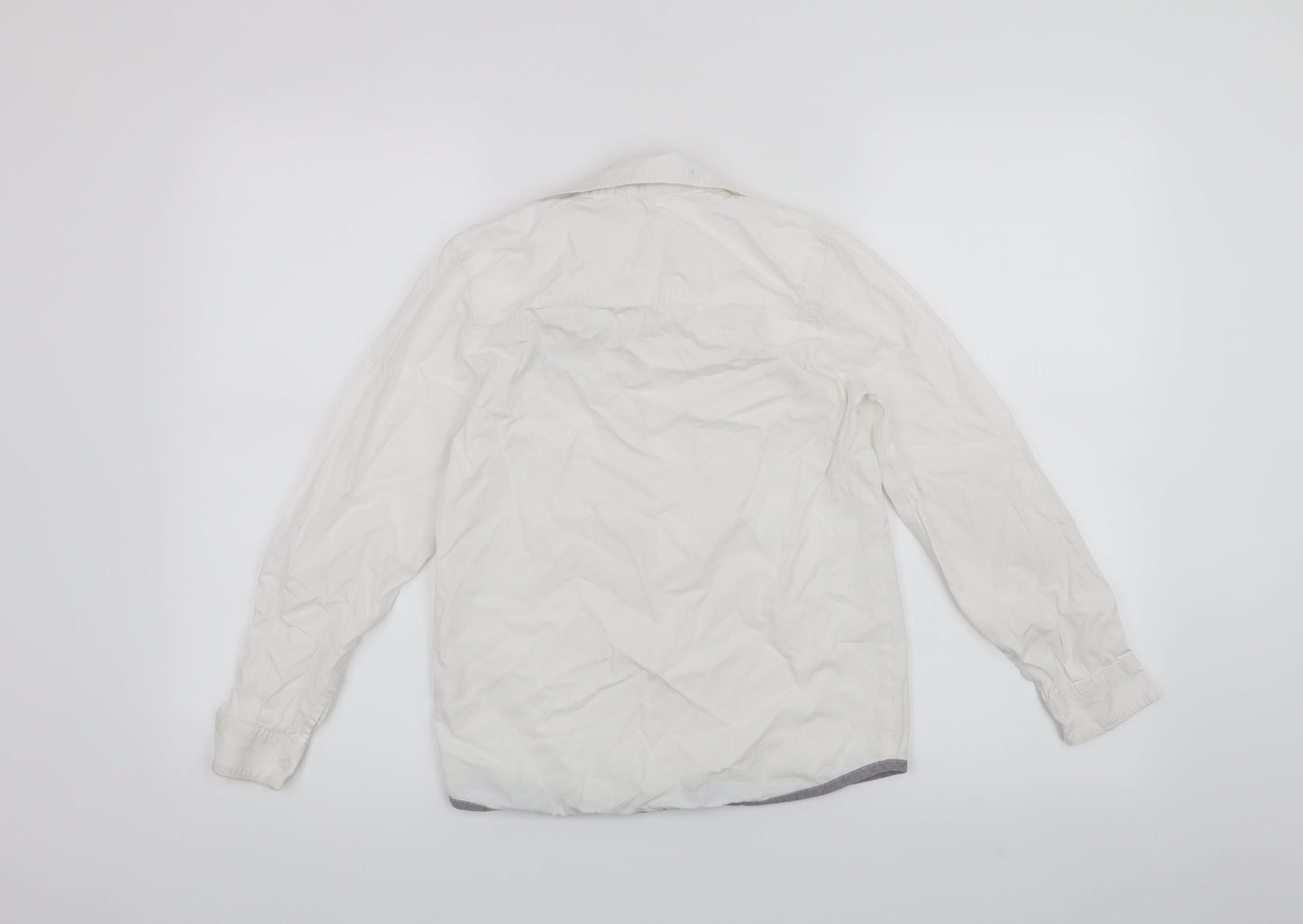 3pommes Boys White   Basic Button-Up Size 10 Years