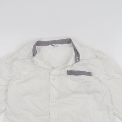 3pommes Boys White   Basic Button-Up Size 10 Years