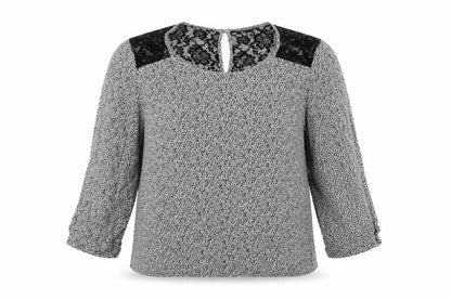 Womens UK Size 12 Atmosphere Black Basic Blouse